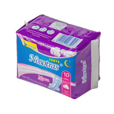 แผ่นอนามัยผ้าฝ้ายมีปีก Maxi 290mm Women's Hygiene Pads