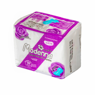 ผ้าไม่ทอผ้าฝ้าย 100% กางเกงใน 155mm Maxi Panty Liners Menstrual Pads