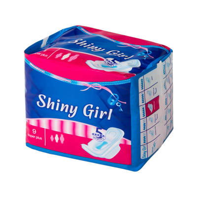 Mint Shiny Girl ผ้าอนามัยแบบใช้แล้วทิ้ง / Natural Ultra Maxi Pads 155mm