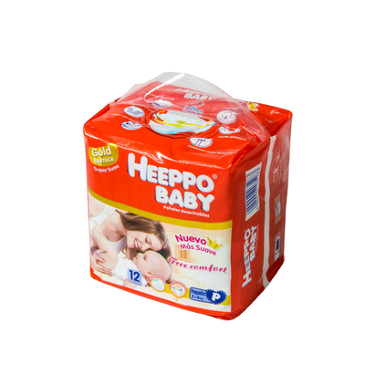 Fluff Pulp Daily Use Diaper ผ้าอ้อมเด็กแรกเกิดอินทรีย์ Unisex FDA