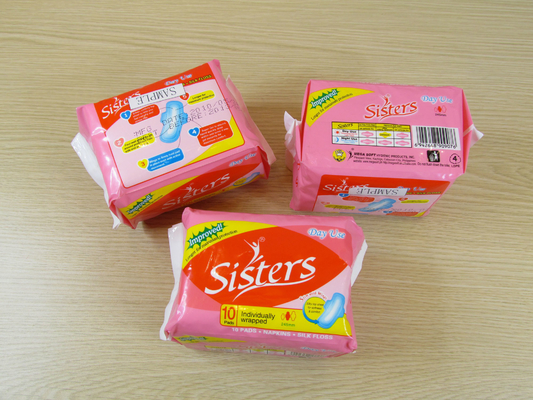 ห่อผ้าอนามัยผ้าอนามัยผ้าดูดซับน้ำประจำเดือน Pads