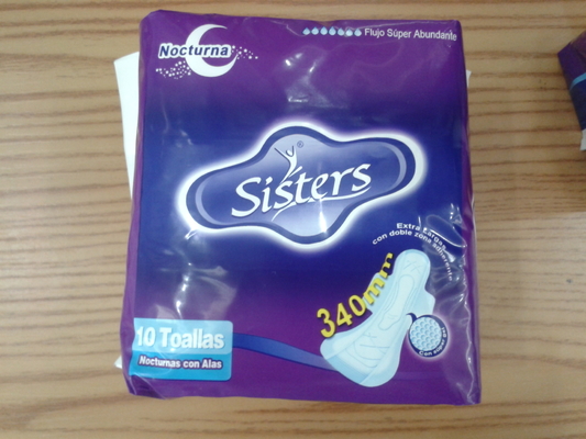 ห่อผ้าอนามัยผ้าอนามัยผ้าดูดซับน้ำประจำเดือน Pads