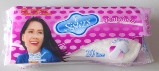 Modenna Anion Breathable Panty Liners Fluff Pulp 245mm สำหรับสุภาพสตรีทุกวัน