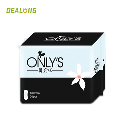 พิมพ์แผ่นอนามัยการคลอดบุตรขนาด 250 มม. ความแห้งกร้าน Sofy Mint Pad สำหรับการใช้งานในวันสตรี