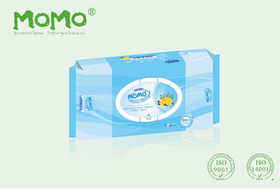 ผ้าเช็ดทำความสะอาดเปียกสำหรับเด็กปลอดเชื้อ Blueberry Pearl Embossed Bactericide FDA