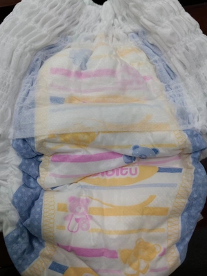 ผ้าอ้อมสำเร็จรูปแบบกางเกง Cotton เกรด B สำหรับทารก