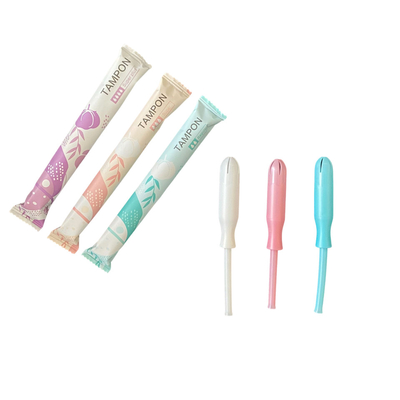 OEM ODM ตัวแทนจำหน่ายช่องคลอด Ultra ประจำเดือน ผ้าอนามัยแบบสอดโดยไม่ต้องใช้ Applicator